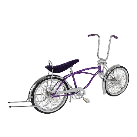 20" Street Lowrider Bike - 144 Spoke Wheels Bent Springer Fork